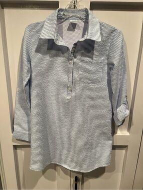 Prodoh seersucker fishing shirt/coverup